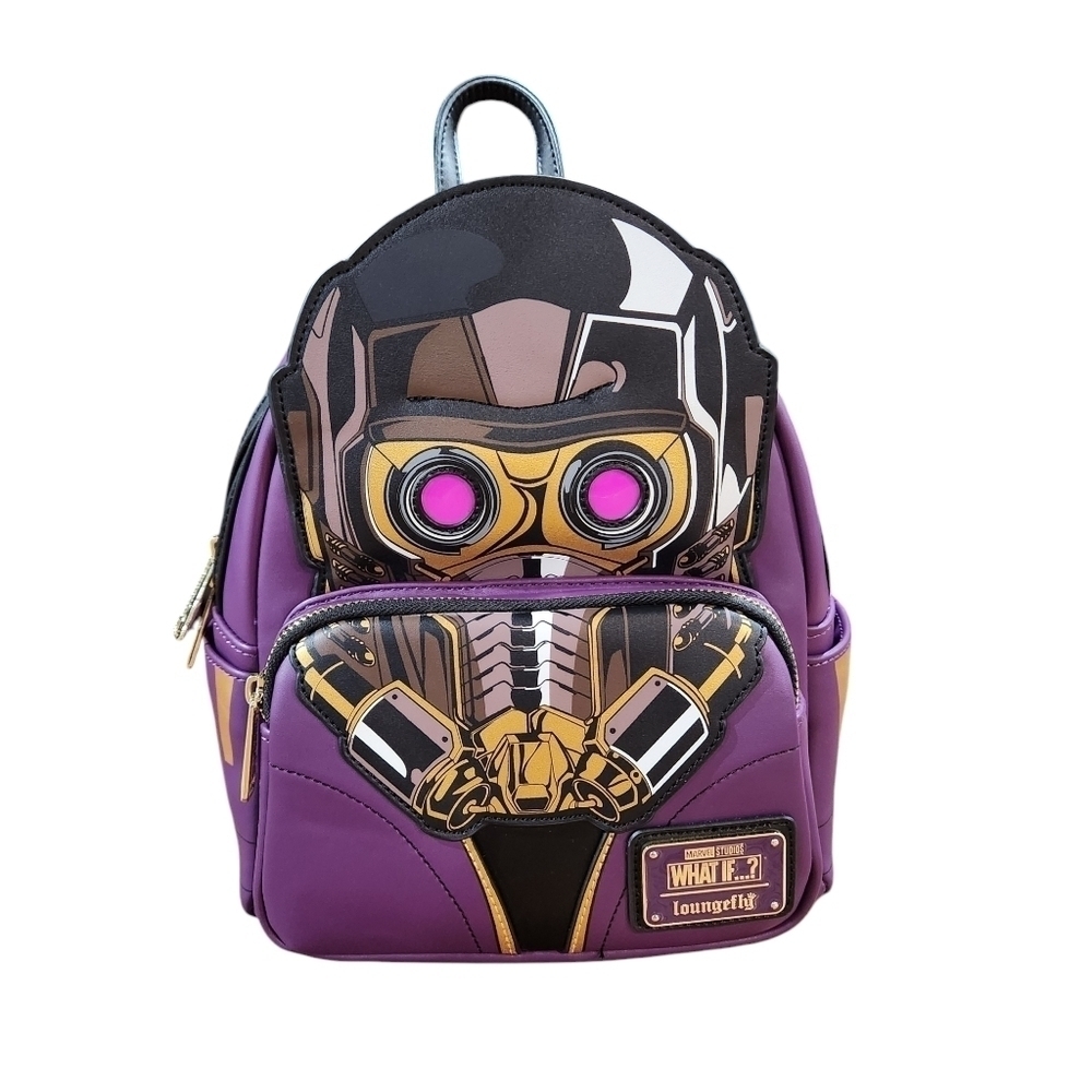 Loungefly What If...Star-Lord T'Challa Cosplay Light Up Mini Backpack
